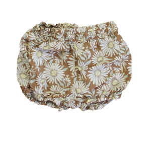 Seed Girls Brown Floral Shorts size: 18-24 Months